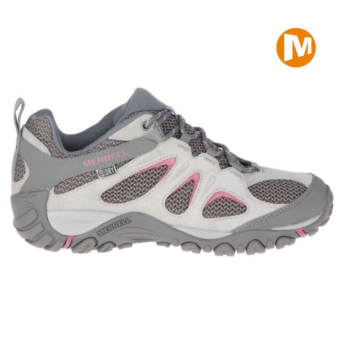 Merrell Yokota 2 Waterproof Wanderschuhe Damen Grau/Weiß [DE-HVLYO]